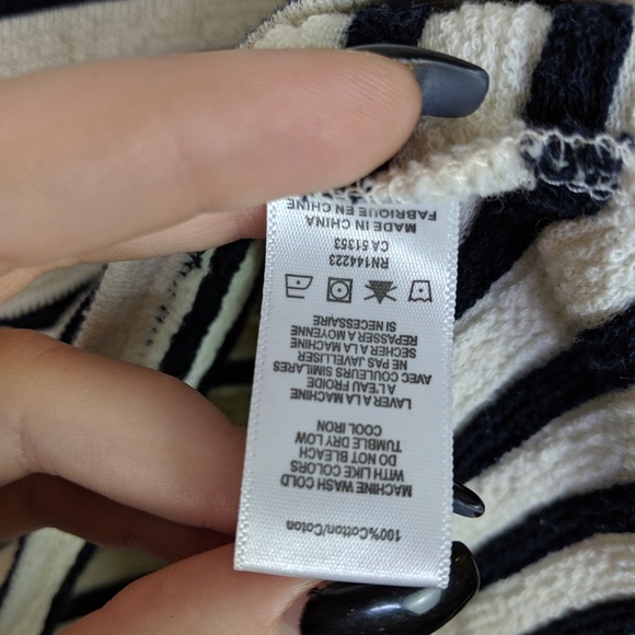 Anthropologie Deletta striped flare sleeve blouse - Picture 3 of 4